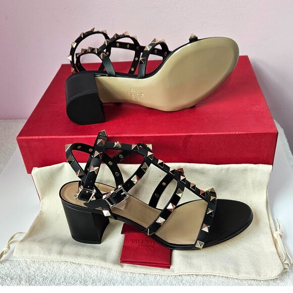 Valentino City Block Rockstud Sandal - Picture 5 of 7